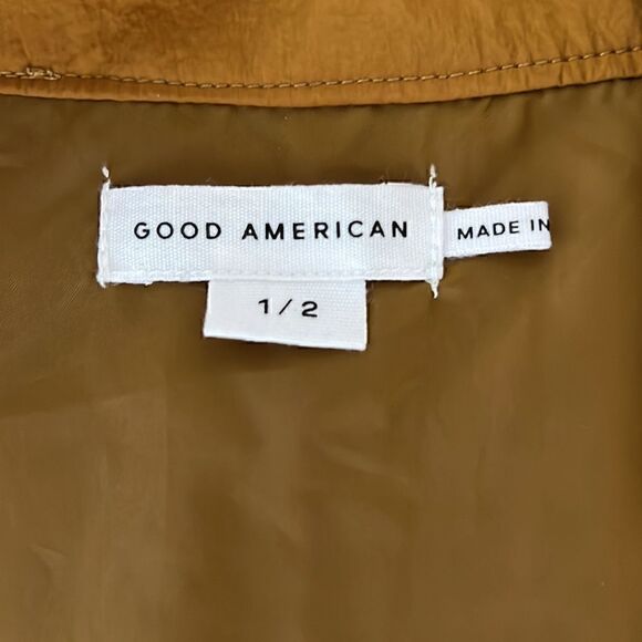 NWT Good American Essential Anorak Jacket Size 1/2 - Picture 9 of 16